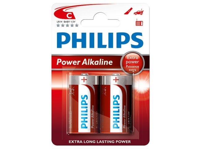 BATERI POWER ALKALINE PHILIPS 6LR61P1B/10 9V/1