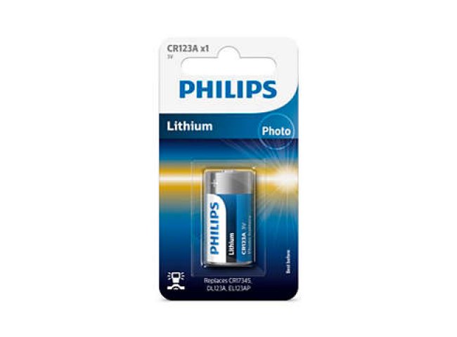 BATERI LITHIUM PHILIPS CR123A/01B