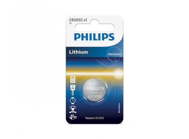 BATERI MINI LITHIUM PHILIPS CR2032/01B