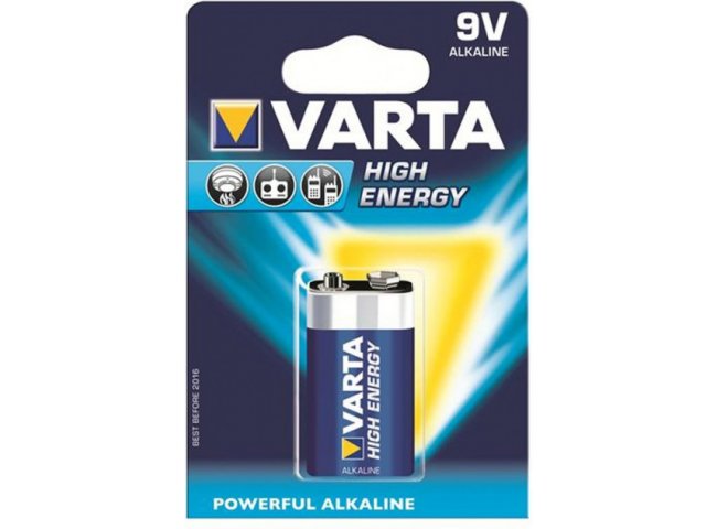 BATERI VARTA HIGH E 9-V BLI 1 VARTA 04922121411