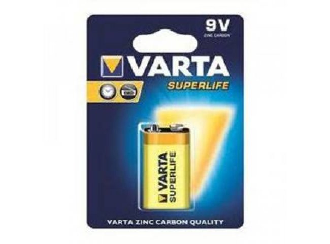 BATERI VARTA SUPERLIFE 9-VOL BLI 1  02022101411