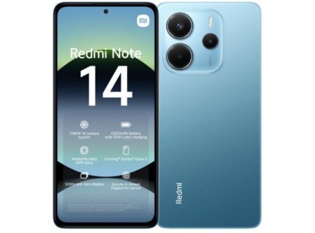 SMARTPHONE XIAOMI REDMI NOTE 14 6/128GB 4G OCEAN BLUE 