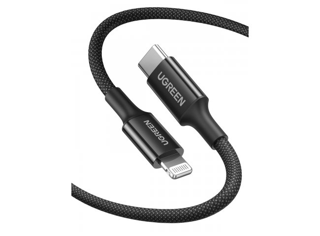 KABELL KARIKIMI UGREEN USB-C TO LIGHTNING, BLACK