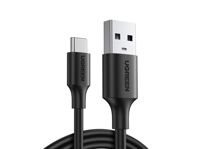 KABELL KARIKIMI UGREEN USB-A 2.0 TO USB-C ,BLACK