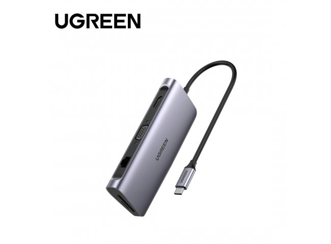 KABELL KARIKIMI UGREEN TYPE C MULTIFUNCTIONAL ADAPTER, GRAY