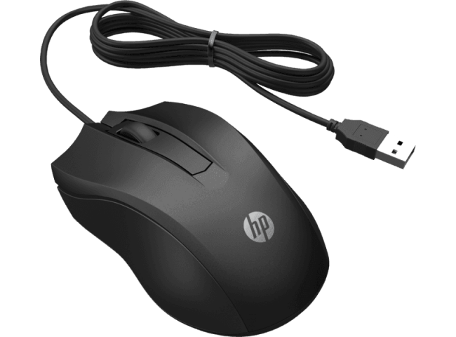 MAUS HP WIRED 100 ,NEW BLACK (SBCC0400)