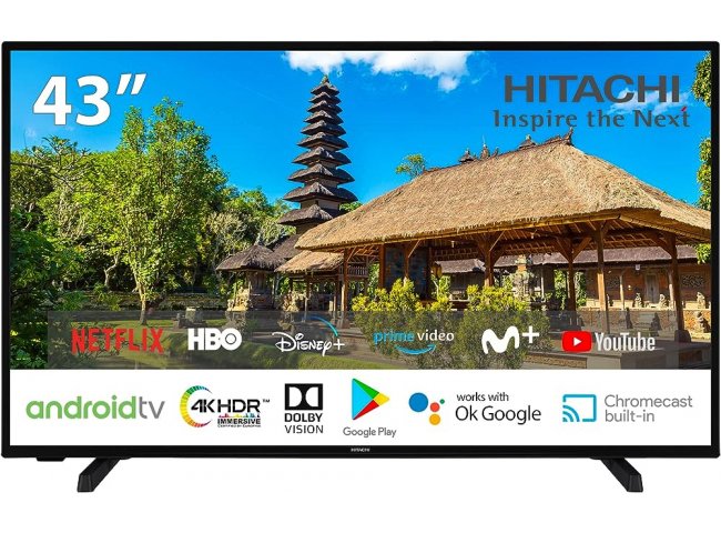 TV LED HITACHI 43HAK5450 4K UHD ANDROID