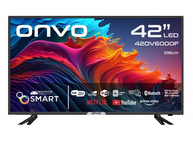 TV LED ONVO 42OV6000F ,FULL HD ANDROID ,SMART