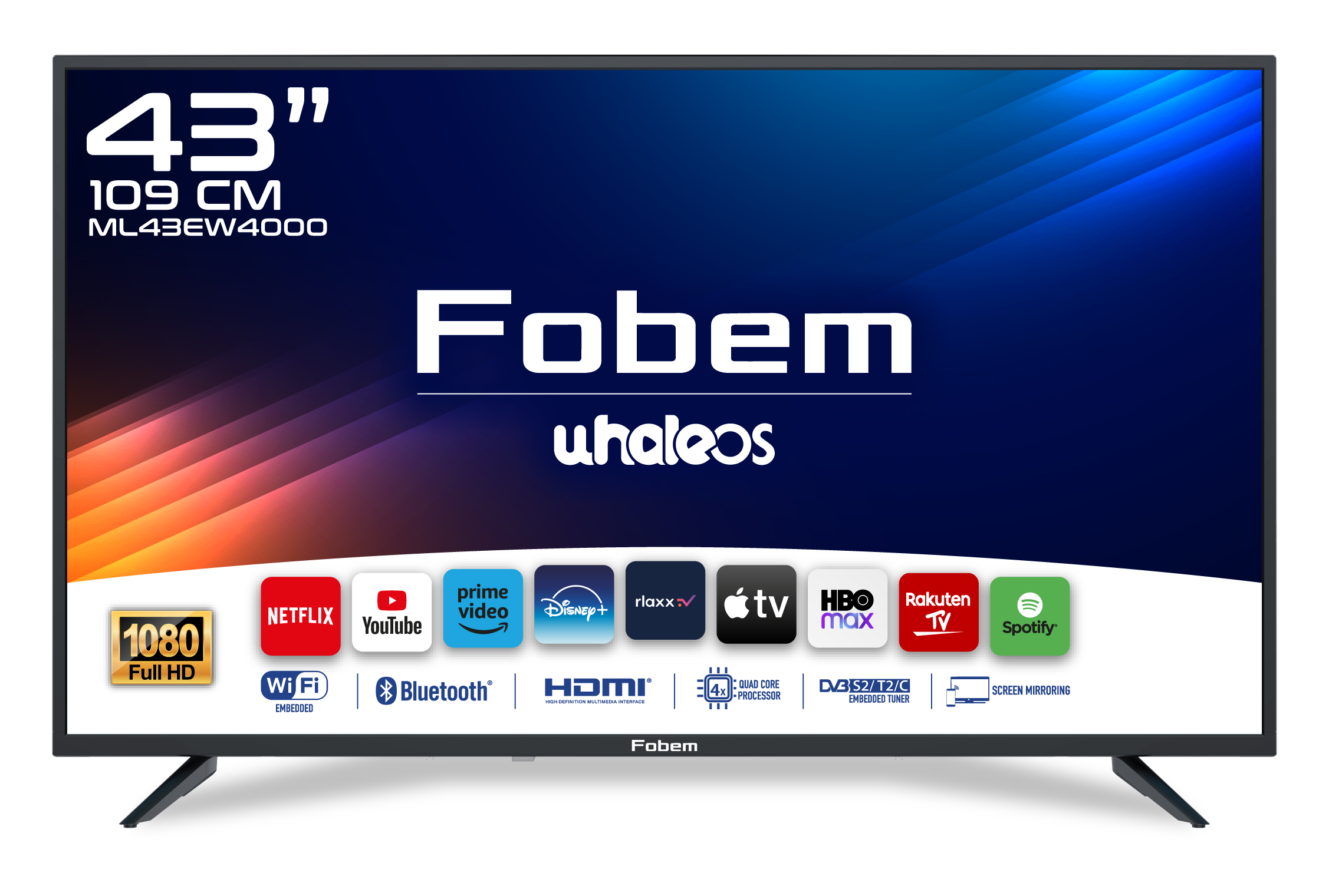 TV LED FOBEM ML43EW4000