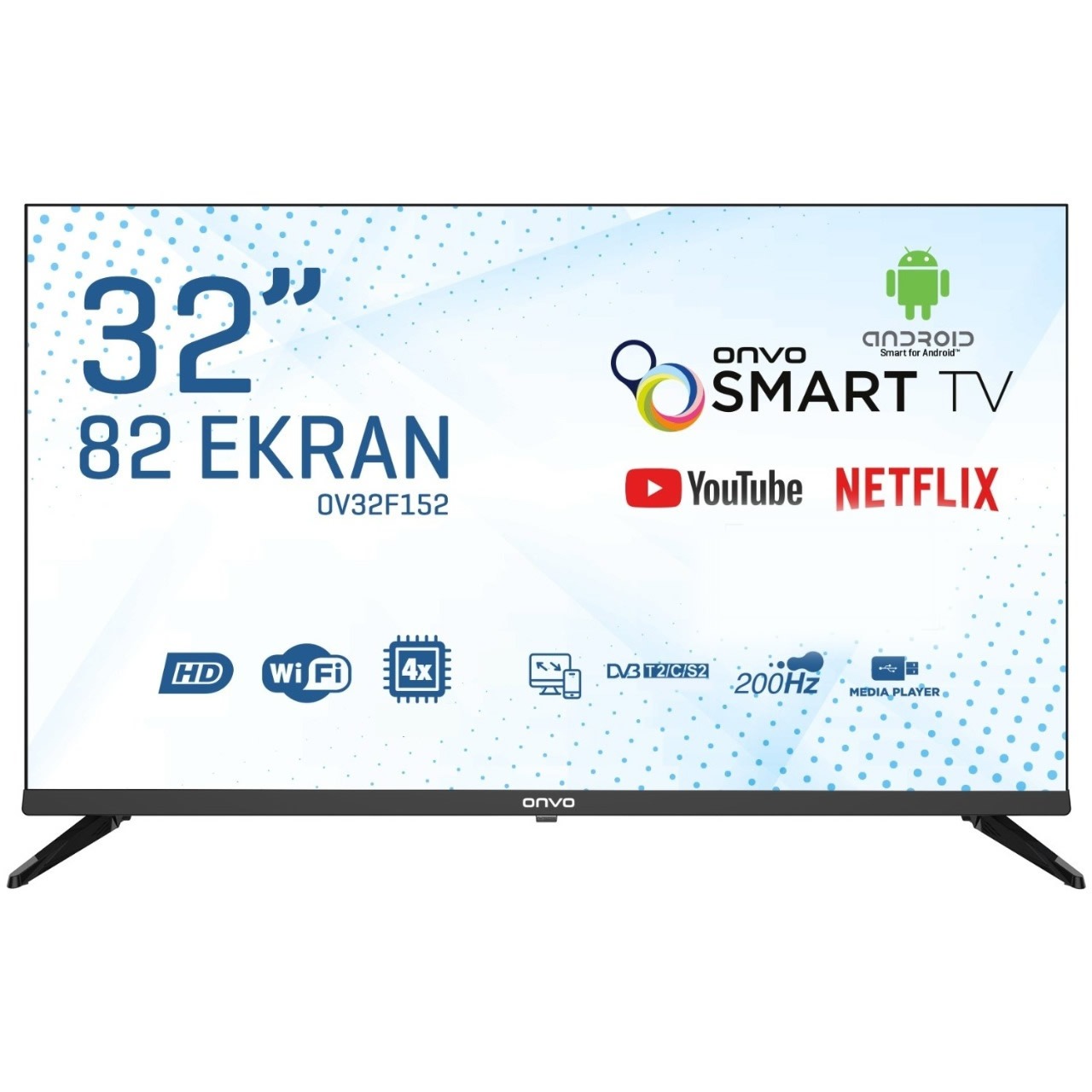 TV LED ONVO OV32F152 SMART ANDROID