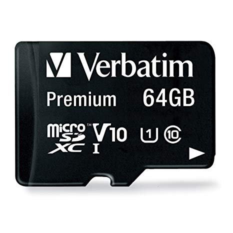 KARTE MEMORIE VERBATIM MICRO SDXC 64GB