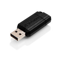USB VERBATIM PINSTRIPE BLACK 64GB (SBNN0127)