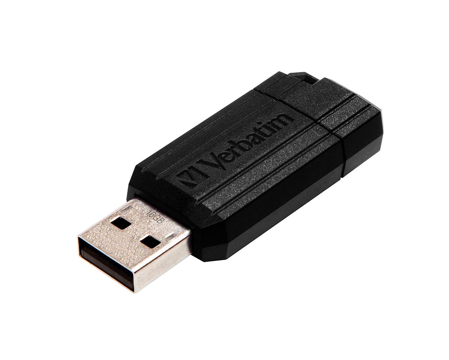USB VERBATIM STORE N GO PINSTRIBE BLACK 64GB (OBCB0290)